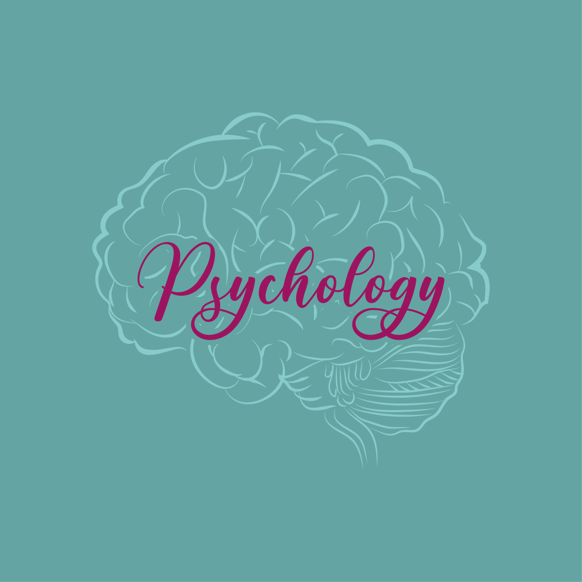 Custom vinyl rug psychology brain - TenStickers