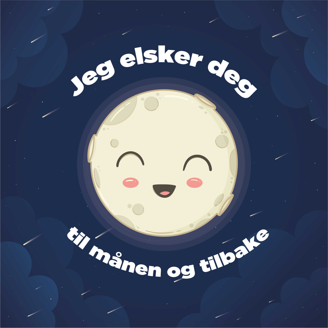 Custom vinyl rug i love you to the moon and back - TenStickers