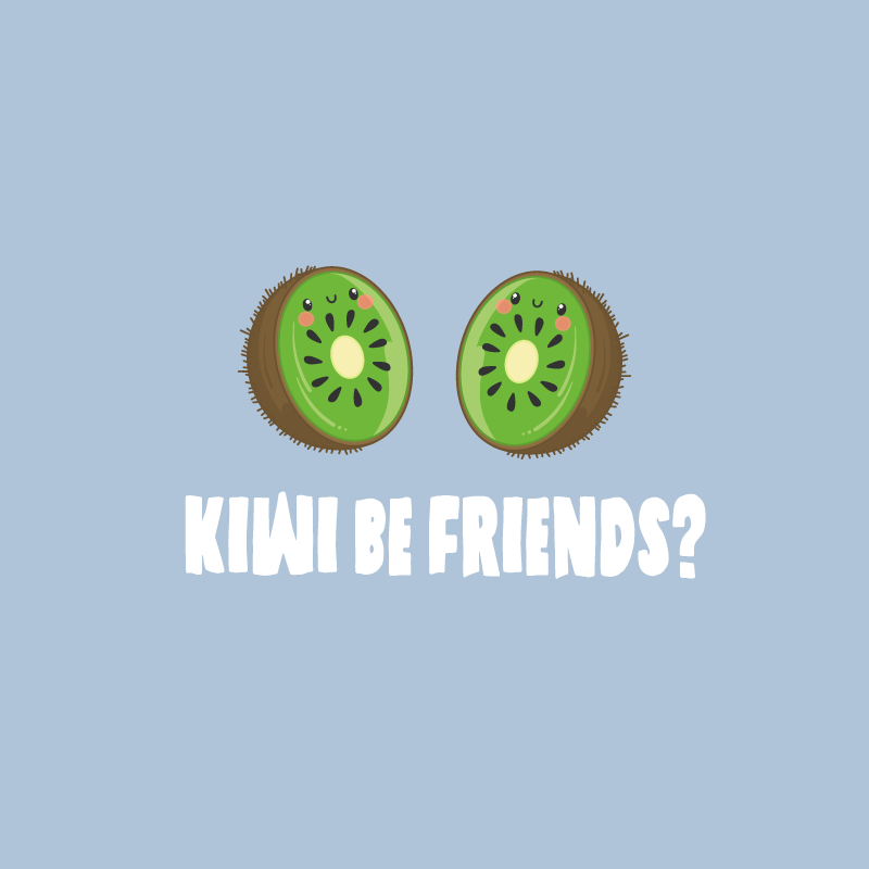 Custom vinyl rug with a funny kiwi quote - TenStickers