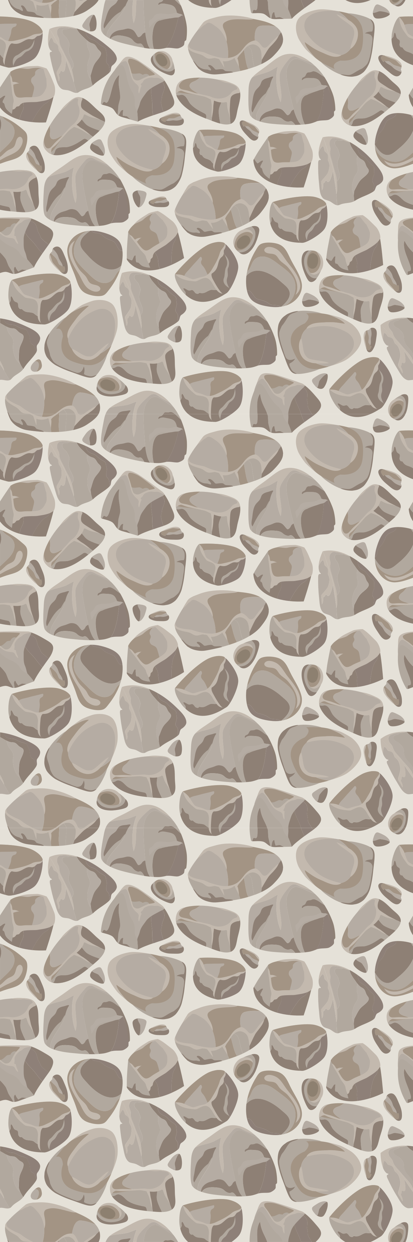 Textured vinyl rug with rustic stone effect japandi style - TenStickers