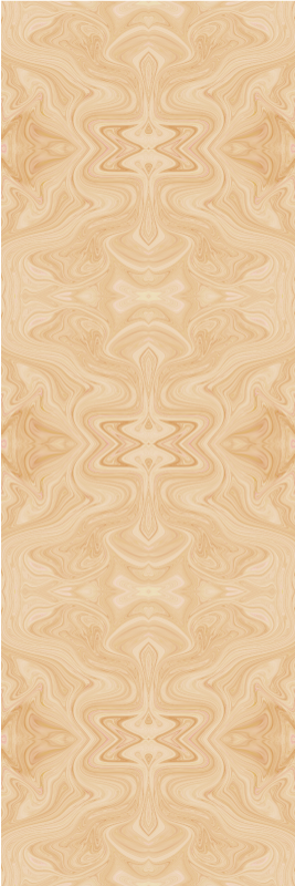 Textured vinyl rug in beige japandi style - TenStickers