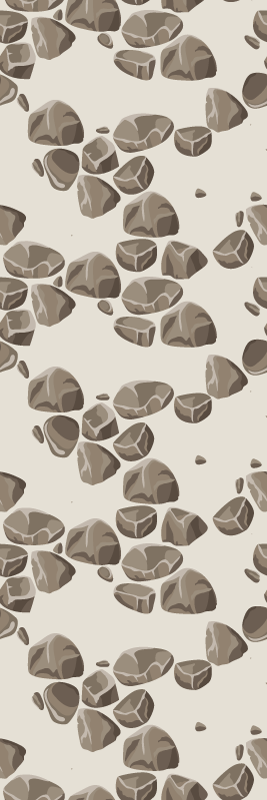 Textured vinyl rug in weathered modern stone - TenStickers