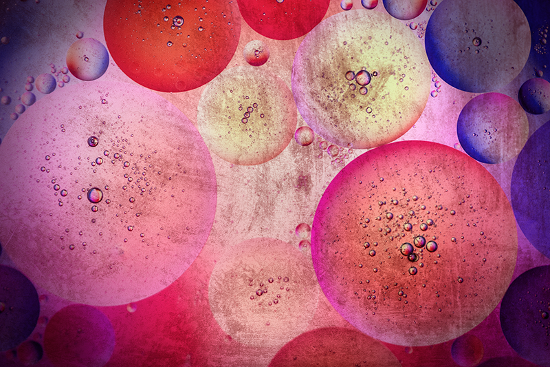 Geometric vinyl rug modern circular shapes - TenStickers