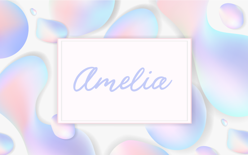Geometric vinyl rug personalized gradient fluid - TenStickers