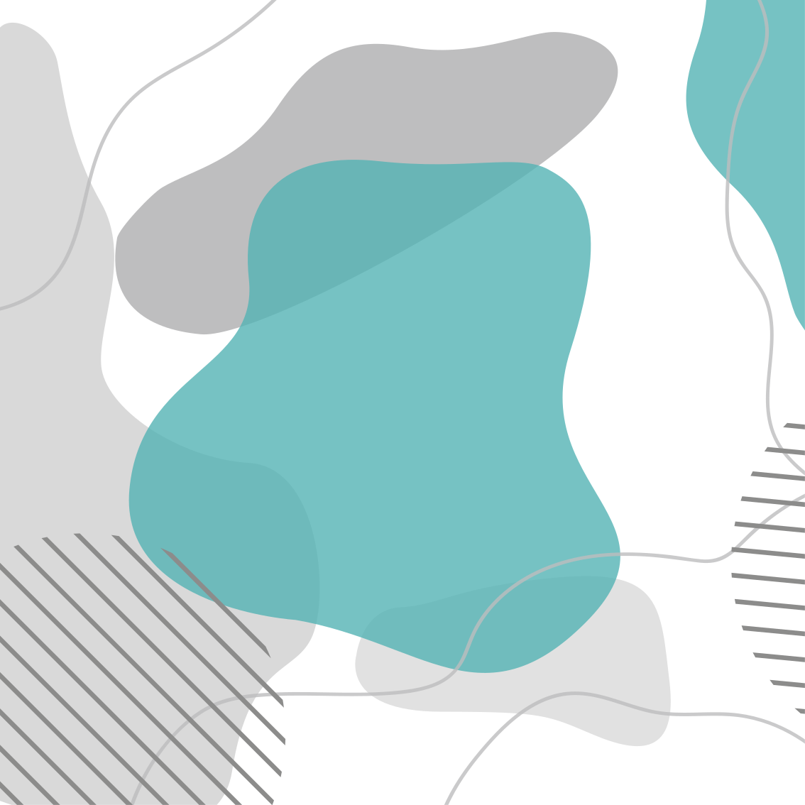 Geometric vinyl rug in blue and green shapes - TenStickers