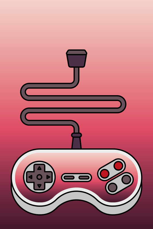 Gaming vinyl rug for kids' gaming console - TenStickers