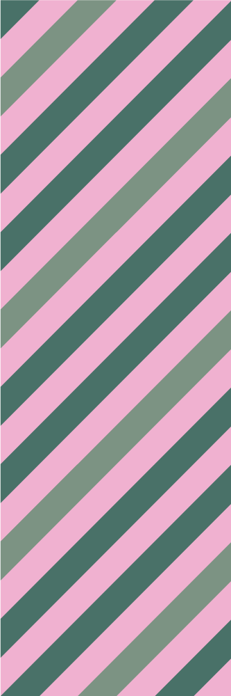 Living room vinyl rug in pastel pink and green block - TenStickers