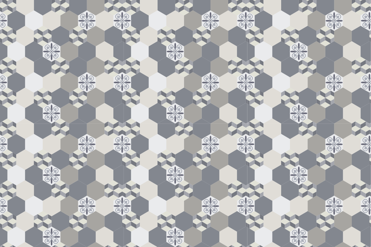 Gray vinyl rug barcelona marengo - TenStickers
