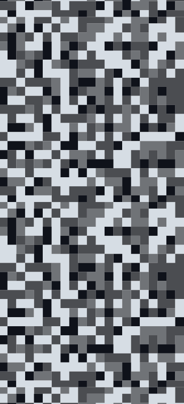 Hallway vinyl rug in nordic grey shaded squares - TenStickers
