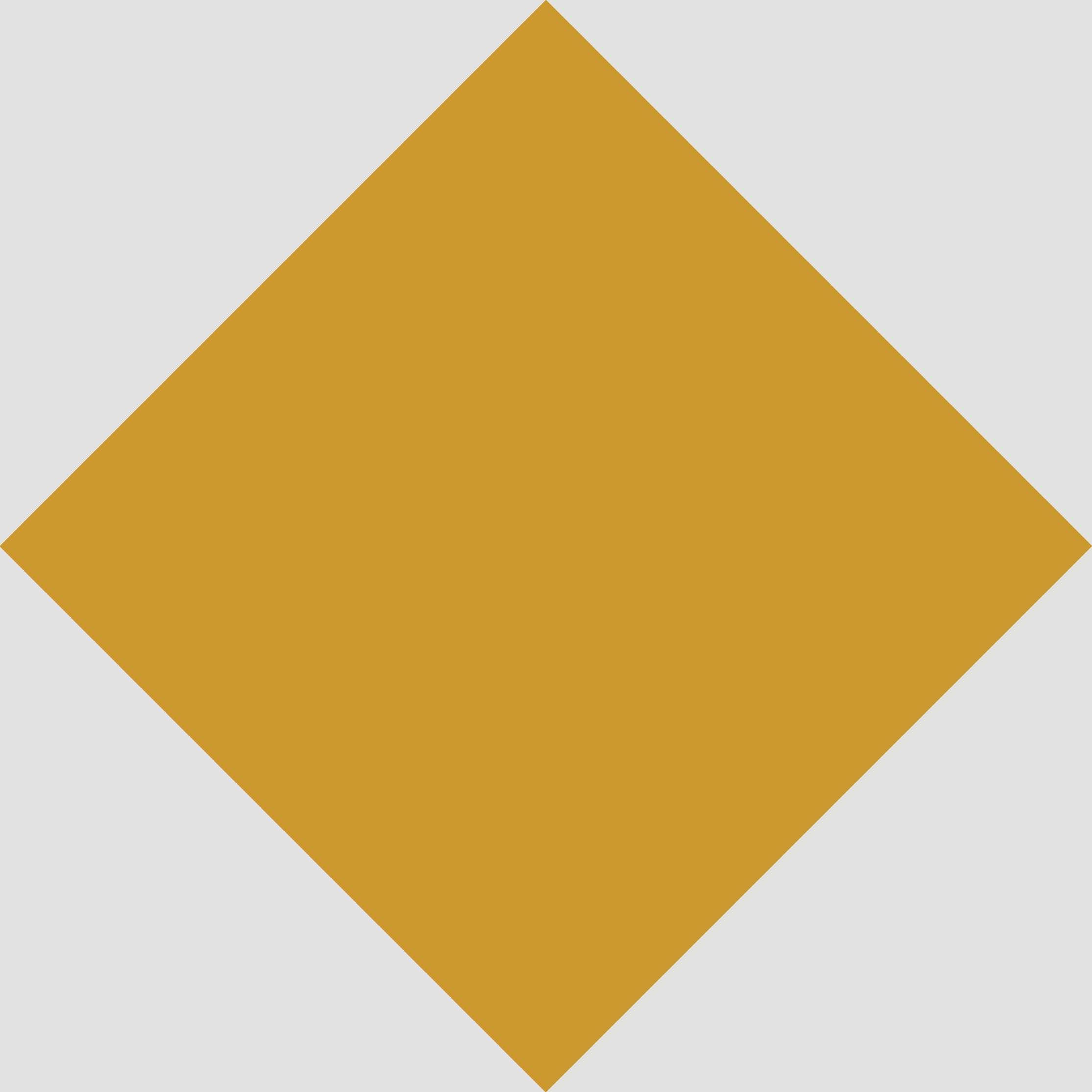 Yellow vinyl rug in large mustard diamond pattern - TenStickers