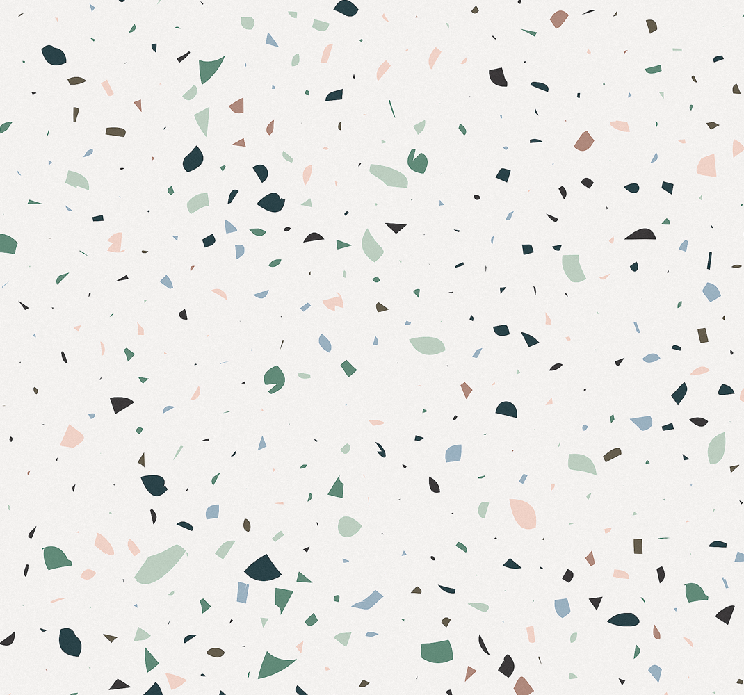 White vinyl rug white terrazzo design - TenStickers