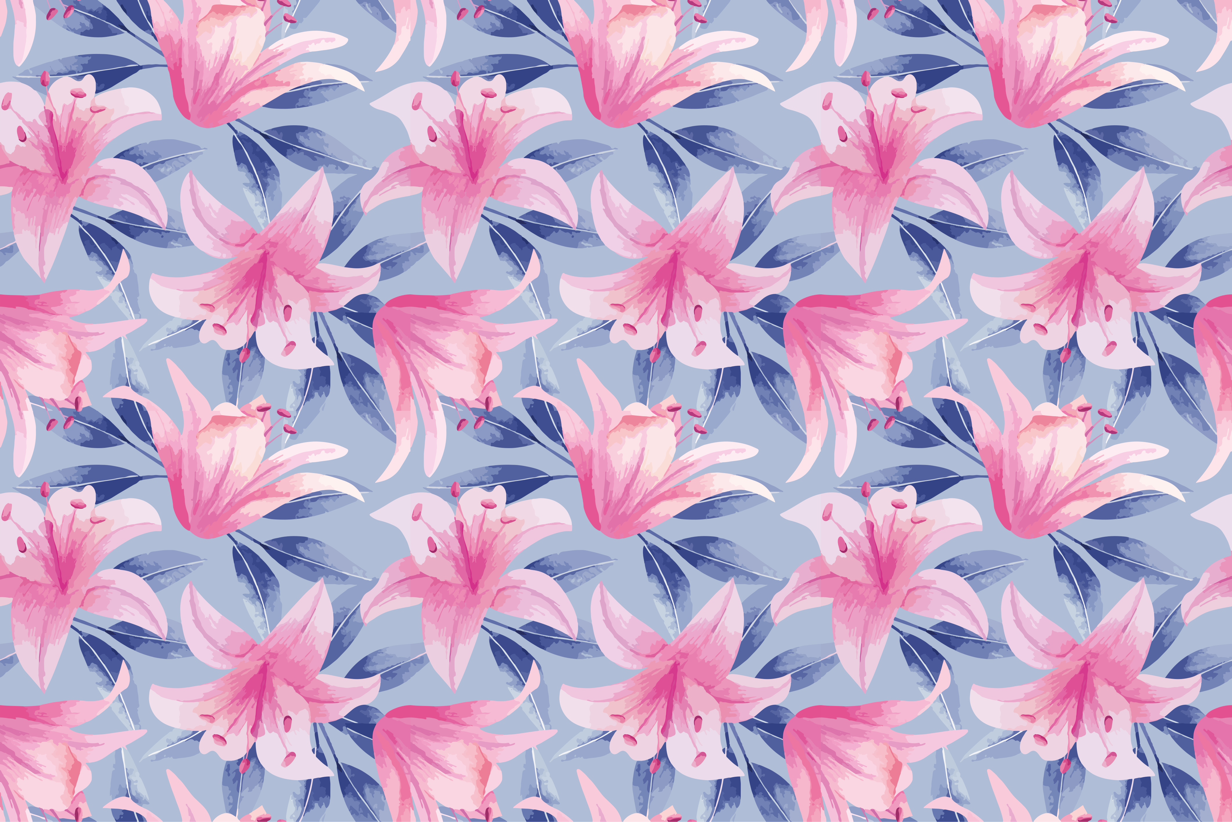 Purple vinyl rug with pink and purple floral design - TenStickers