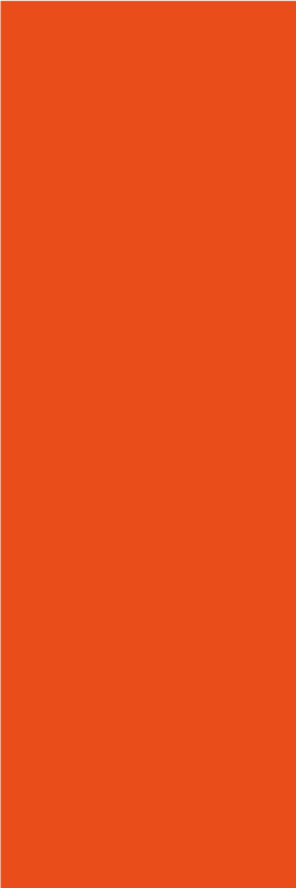 Orange vinyl rug in vibrant orange hue - TenStickers