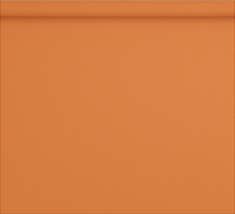 Plain warm colour orange vinyl rug - TenStickers