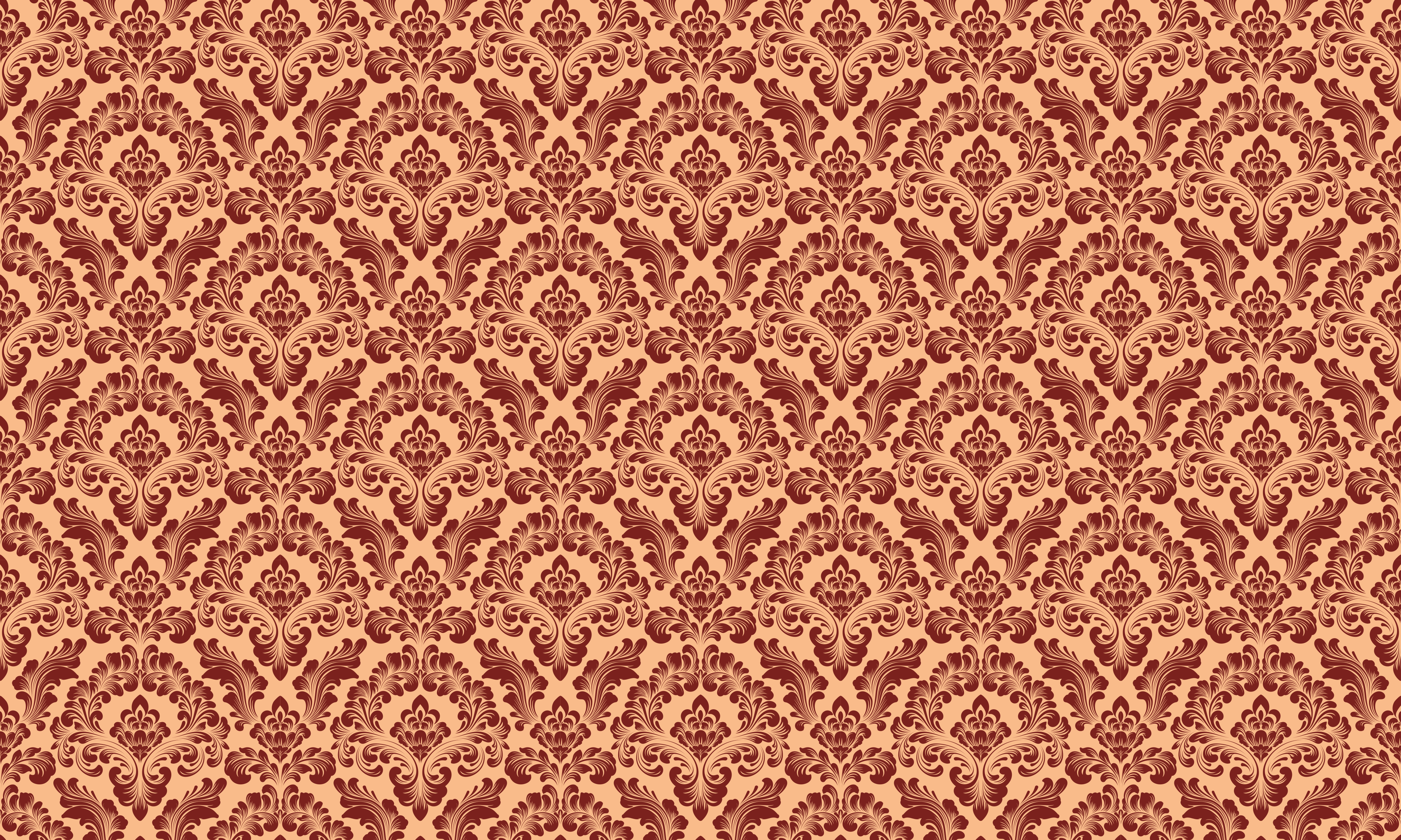 Orange vinyl rug flocked design - TenStickers