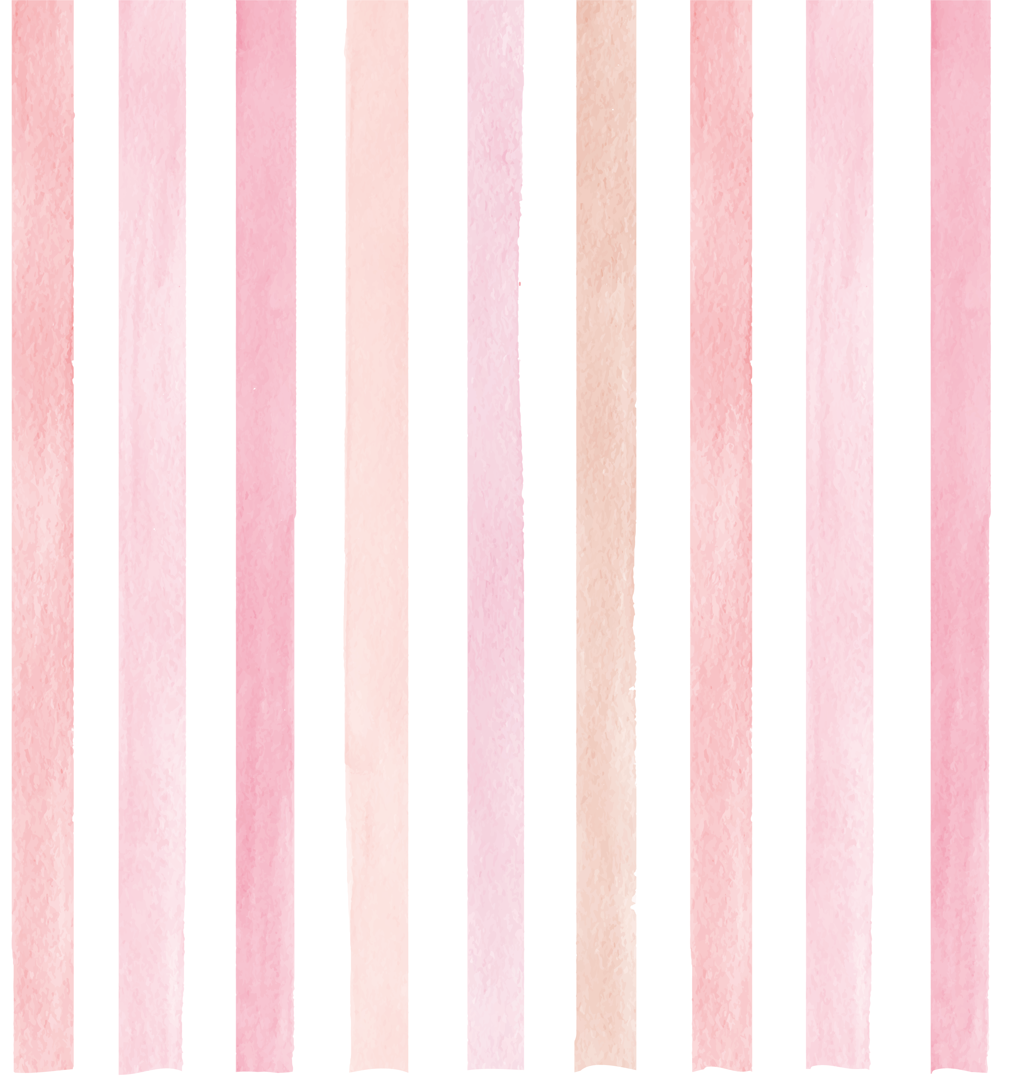 Outdoor vinyl rug in pink watercolor stripes - TenStickers