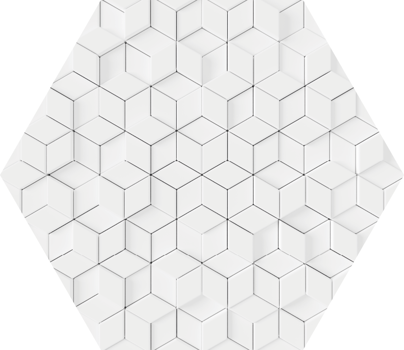 Vinyl rug geometric relief effect - TenStickers