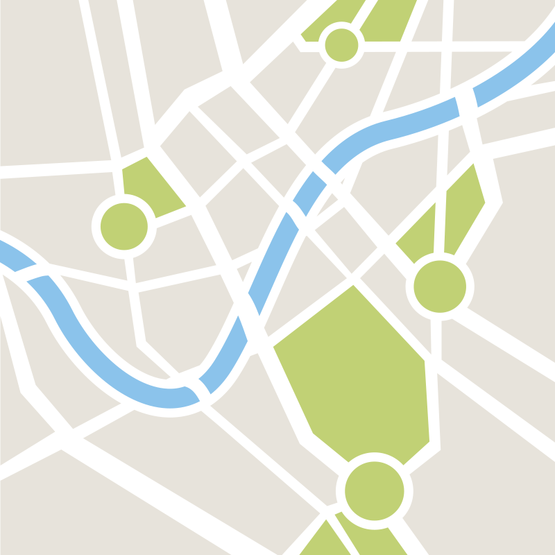 Amazing city roads vinyl rug - TenStickers