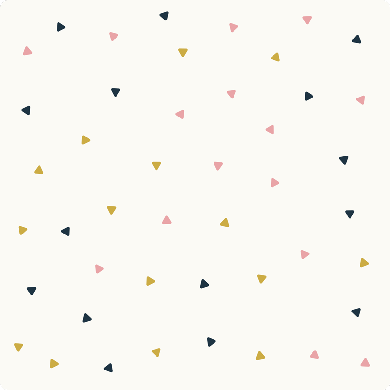 Minimalistische vinyltapijt-driehoeken - TenStickers