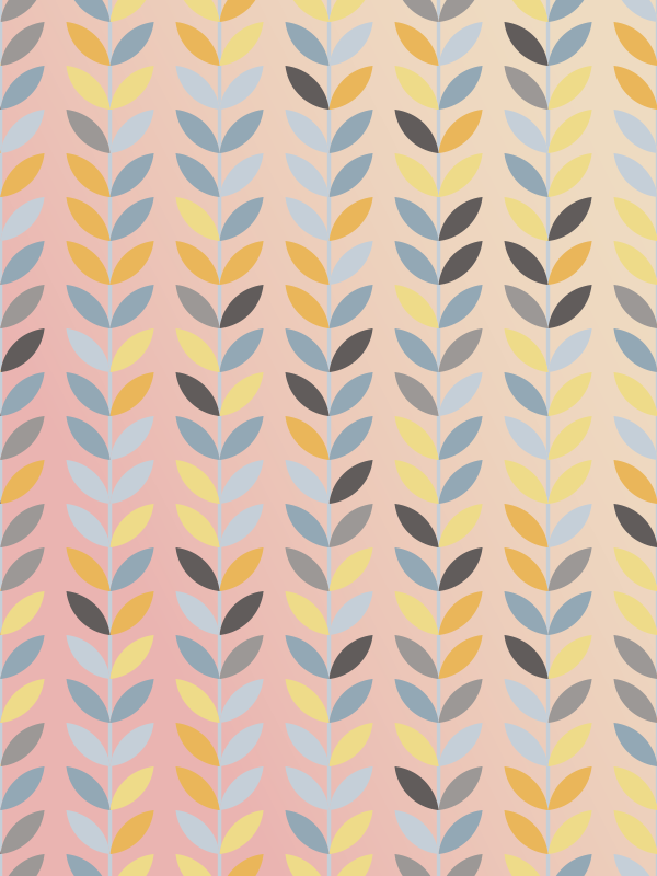 Wonderful flower nordic style vinyl rug - TenStickers