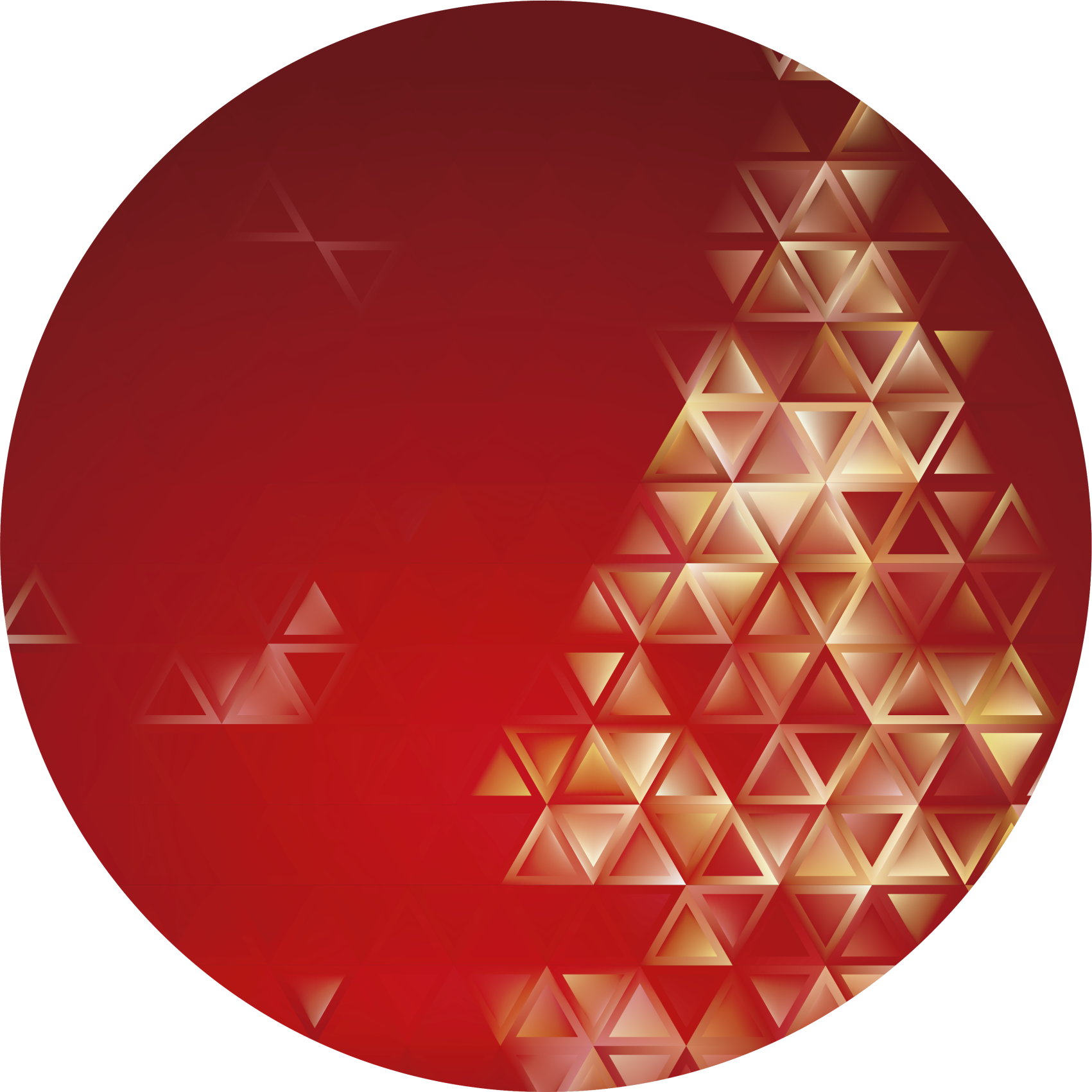 Geometric Ombre Orb geometric vinyl rug - TenStickers