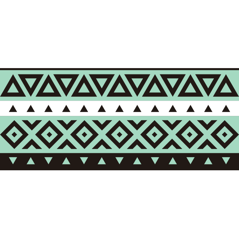 Gaming vinyl rug geometric gaming path - TenStickers