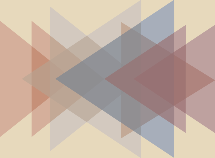 Geometric vinyl rug geometric overlap - TenStickers