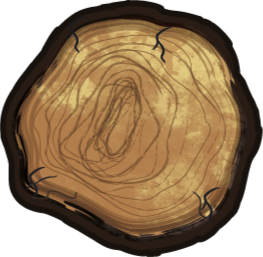 vinyl rug broken trunk wood flooring - TenStickers