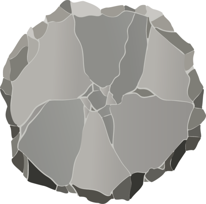 Vinyl carpet texture different stones stone - TenStickers