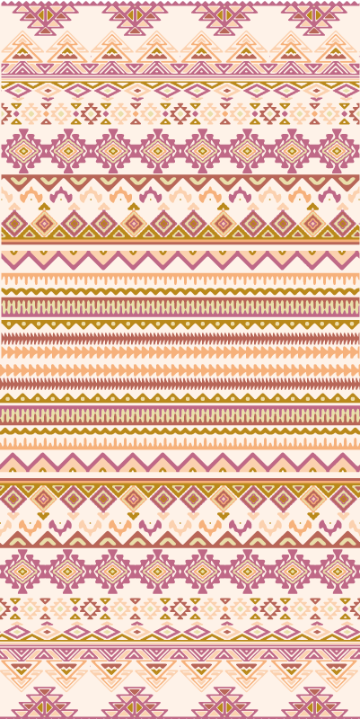 Boho aesthetic style vintage rug - TenStickers