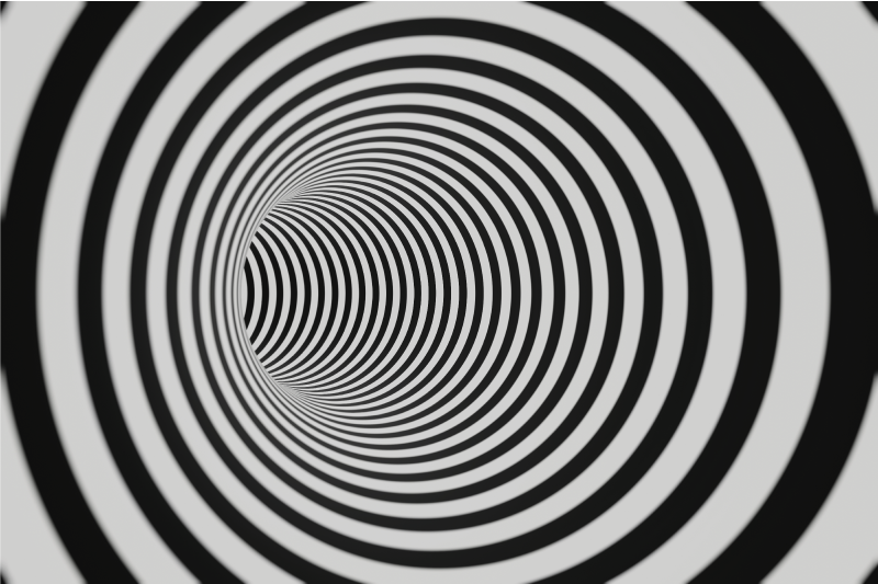 3d tunnel geometrical rugs - TenStickers