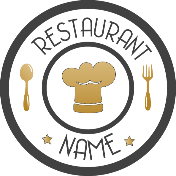 Personnalised restaurant name vinyl rug - TenStickers