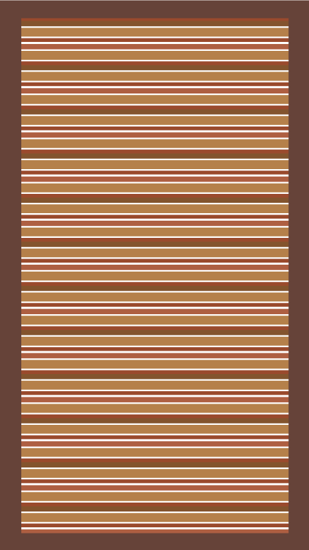 Brown ropes minimalist rug - TenStickers