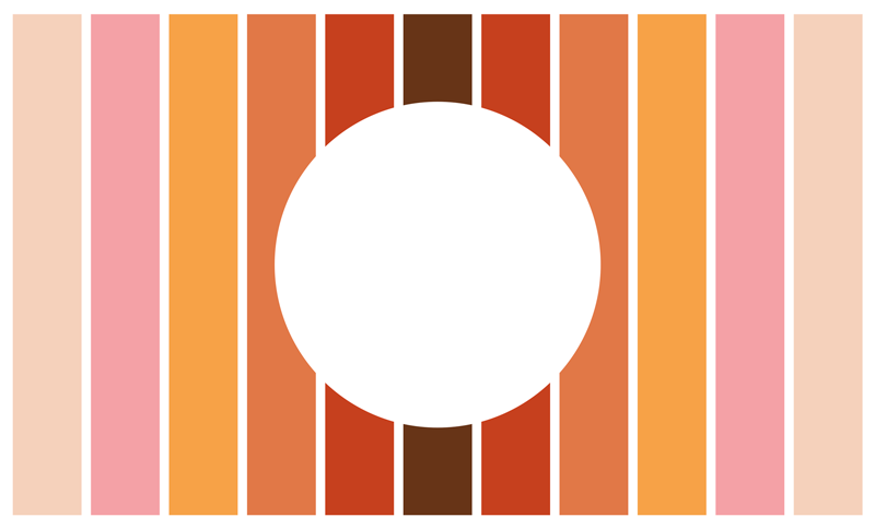 Stripes vinyl rug geometric stripes design - TenStickers