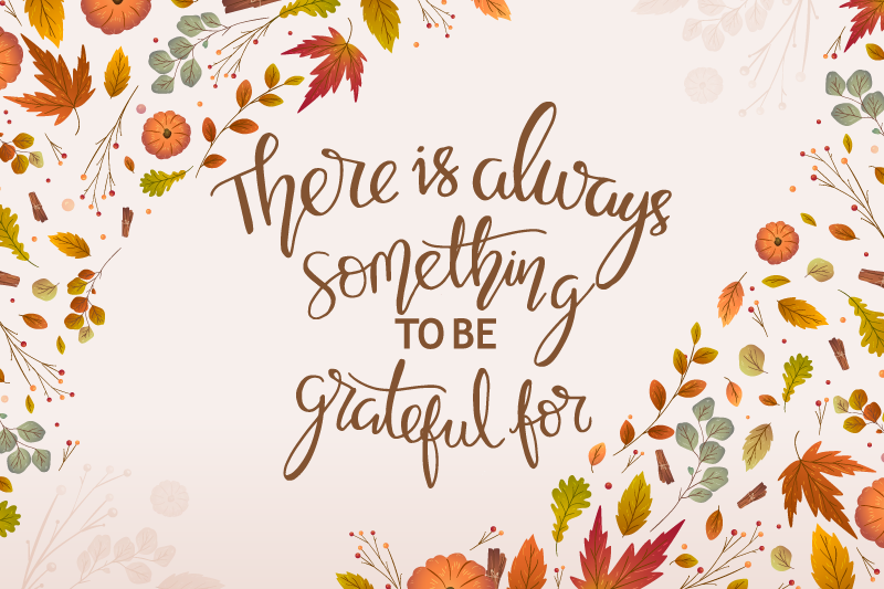 There's always something to be grateful for rug - TenStickers