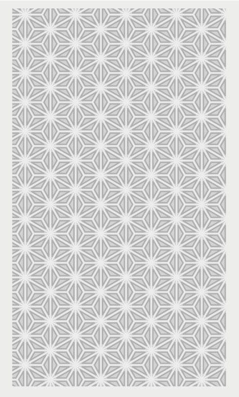 Geometric vinyl rug geometric pattern accent - TenStickers