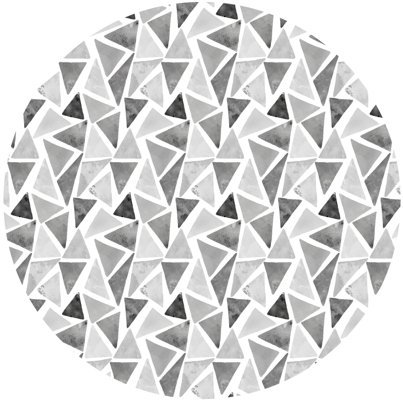 Geometric vinyl rug in geometric marble design - TenStickers
