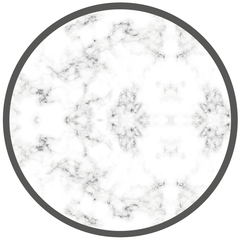 Marble circular marble vinyl rug - TenStickers