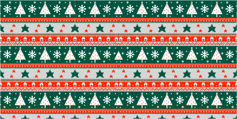 nordic Christmas pattern nordic rug - TenStickers