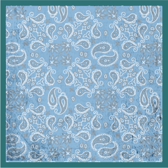 Scandinavian paisley pattern  nordic rug - TenStickers