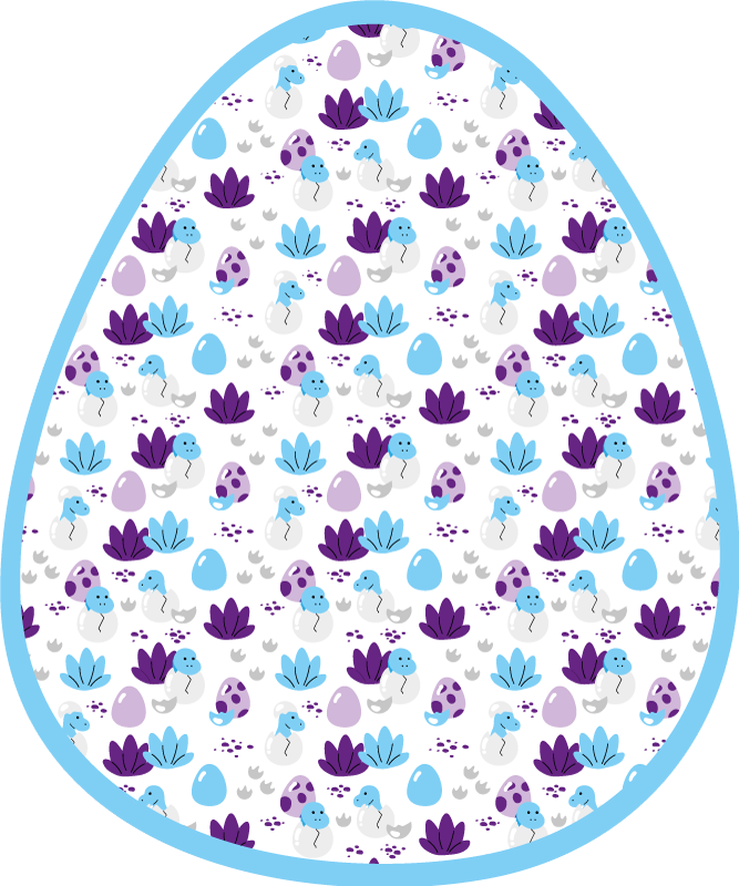 Whimsical Creature Motif kids vinyl rug - TenStickers