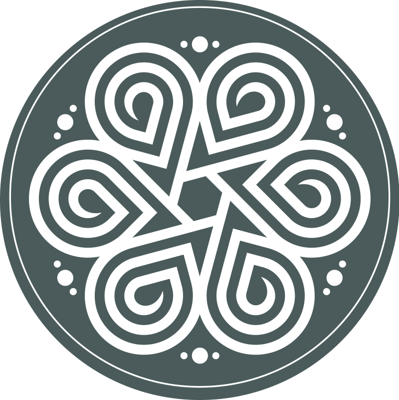 Celtic Circle mandala vinyl rug - TenStickers
