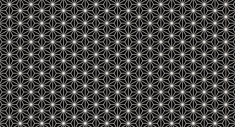 Black and white geometric diamonds rugs - TenStickers