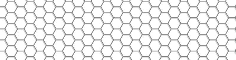 White hexagonal tiles kitchen floor tiles - TenStickers