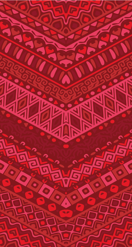 Ethnic vinyl rug ethnic patterned pathway - TenStickers