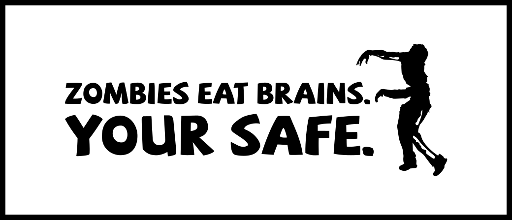 zombies eat brains custom rug - TenStickers