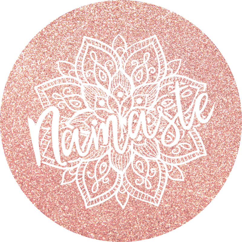 Mandala vinyl rug namaste pattern - TenStickers