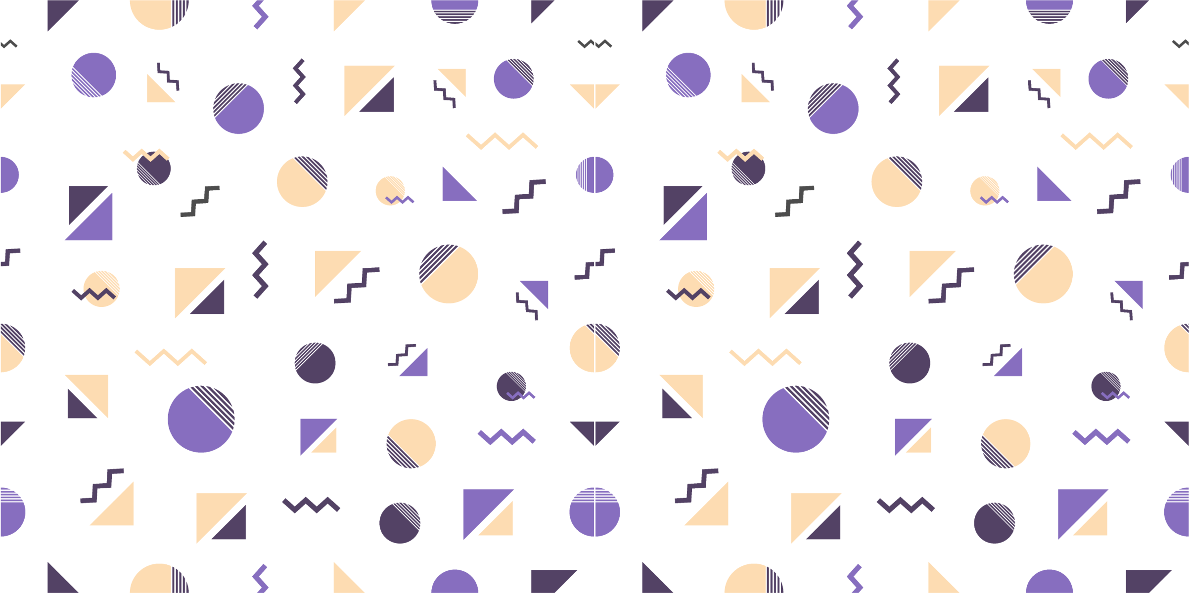 Geometric vinyl rug with geometric shapes pattern - TenStickers