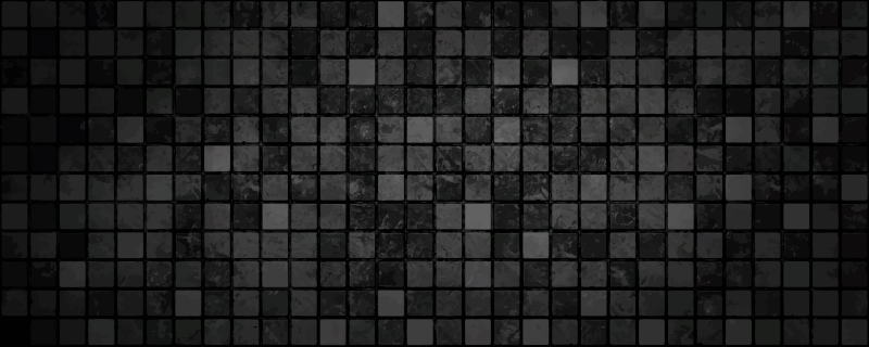 Mosaic vinyl rug with mosaic texture detail - TenStickers
