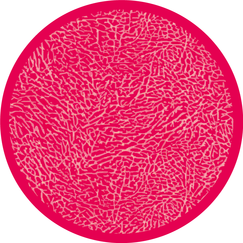 Textured vinyl rug in vibrant pink design - TenStickers